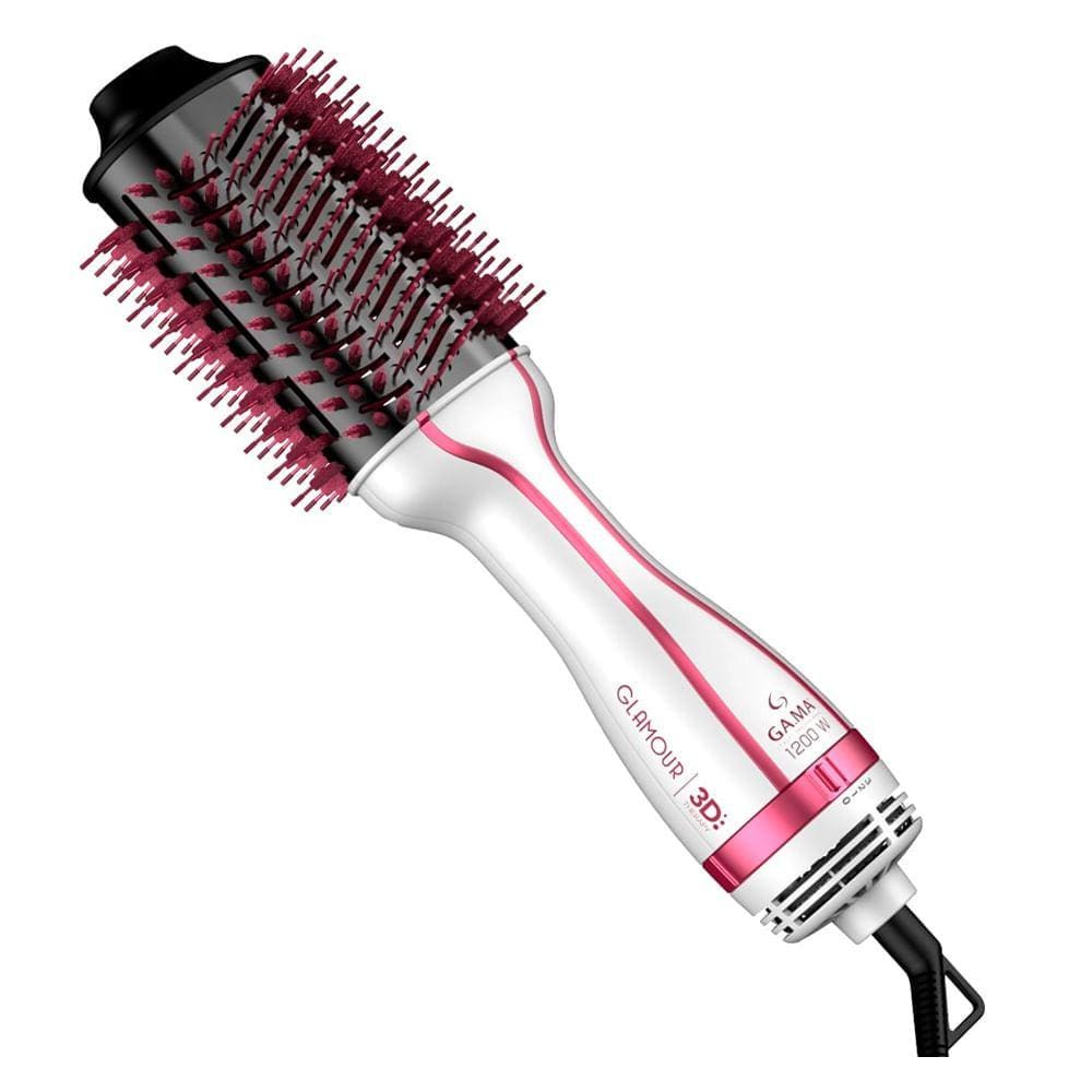 Escova Elétrica Alisadora Glamour Pink 127v 1200w