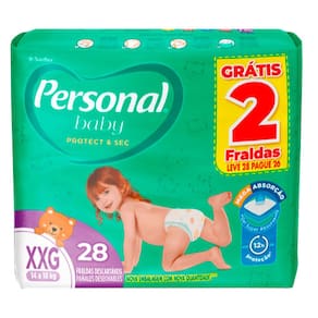 Fralda Personal Soft e Protect Mega XXG 28 Unidades
