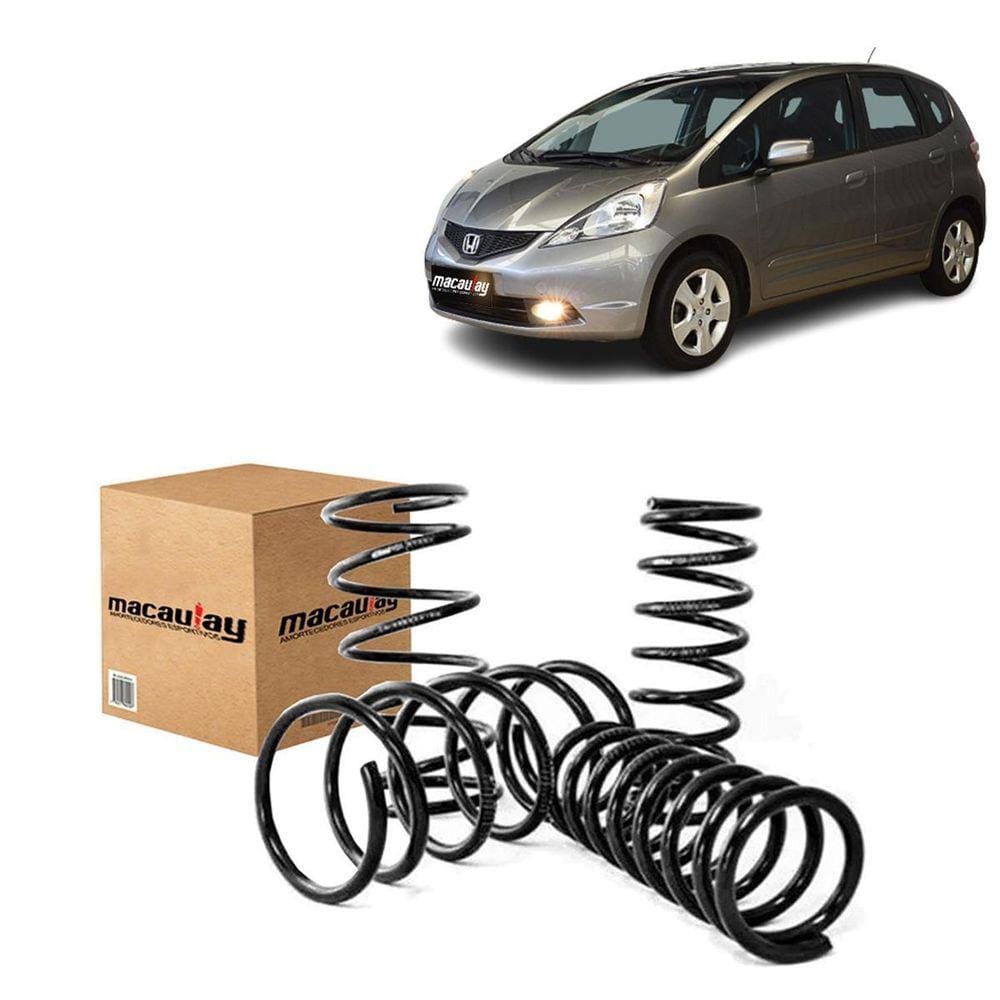 Jogo De Molas Dianteira Traseira Tamanho  Honda Fit