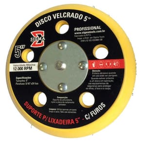 Disco Velcrado 5 POL com Furos SIGMA