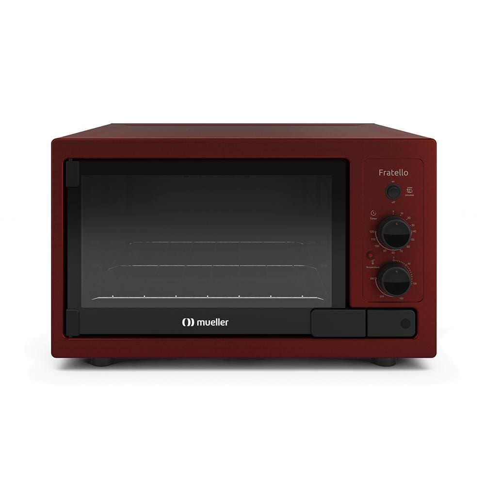 Forno Elétrico de Bancada Mueller Fratello 44L 220v Vermelho