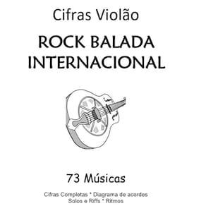 Cadernos de Cifras Violão Rock em Dois Volumes -192 músicas- 348 páginas