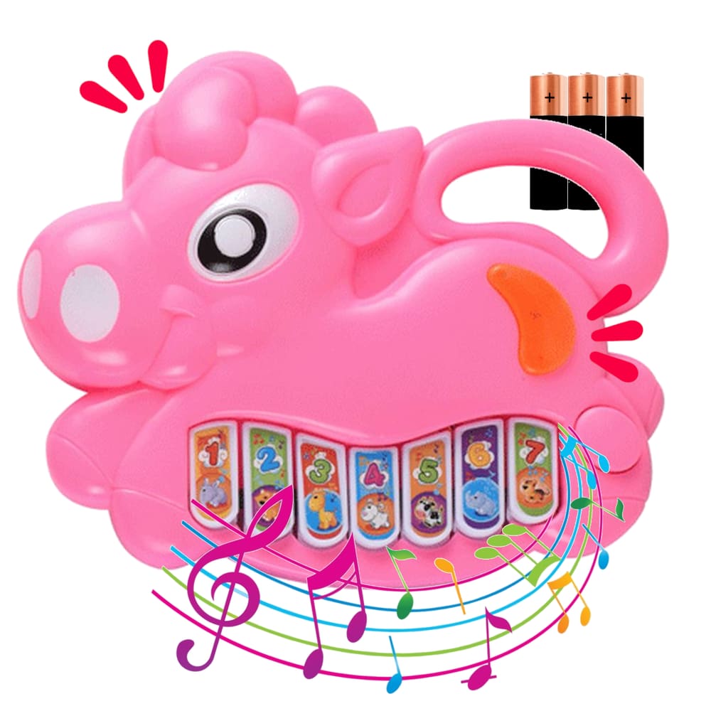 Piano animal Pianinho Infantil Teclado Musical Bebê Ia Ia O Bichos