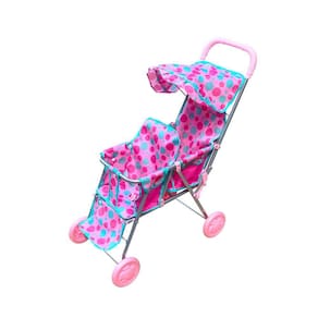 Carrinho de Boneca - Bolas - Passeio Divertido - Gêmeos - DM Toys