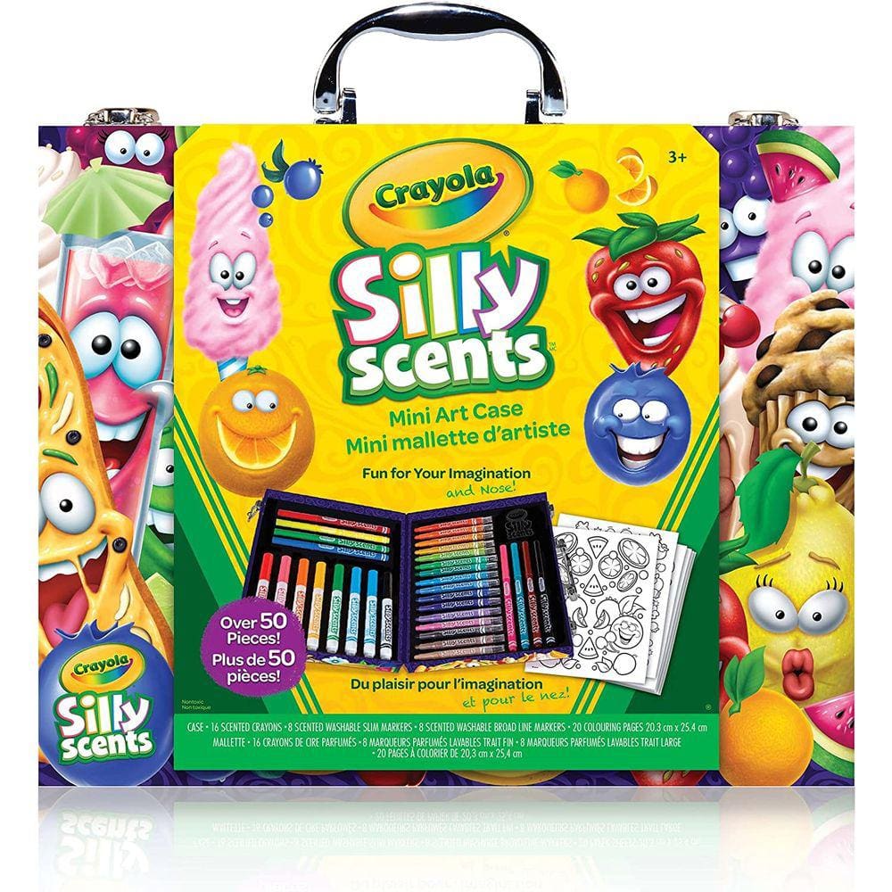 Crayola Maleta Inspiration Art - Giz e Canetinhas Laváveis Perfumadas