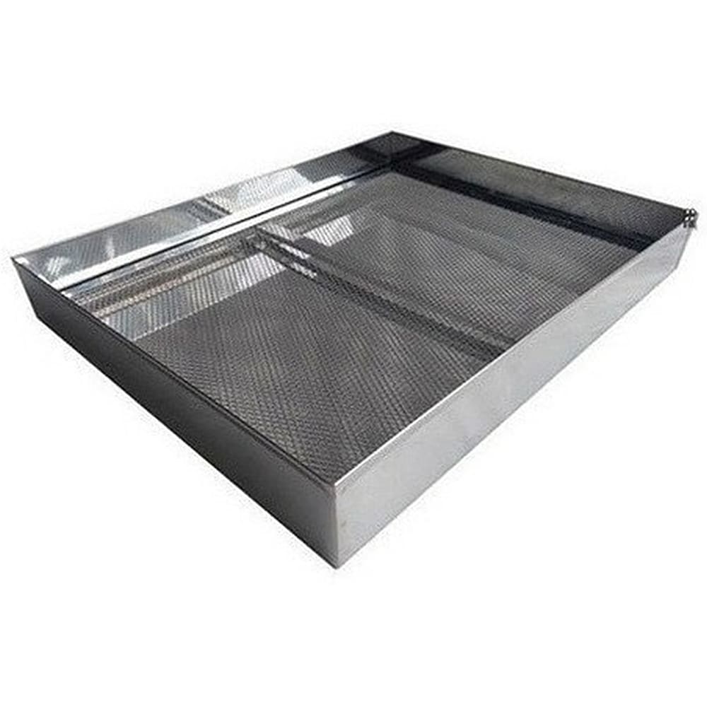 Escorredor Fritura Inox Bandeja 40x50x6cm Pastel Salgados