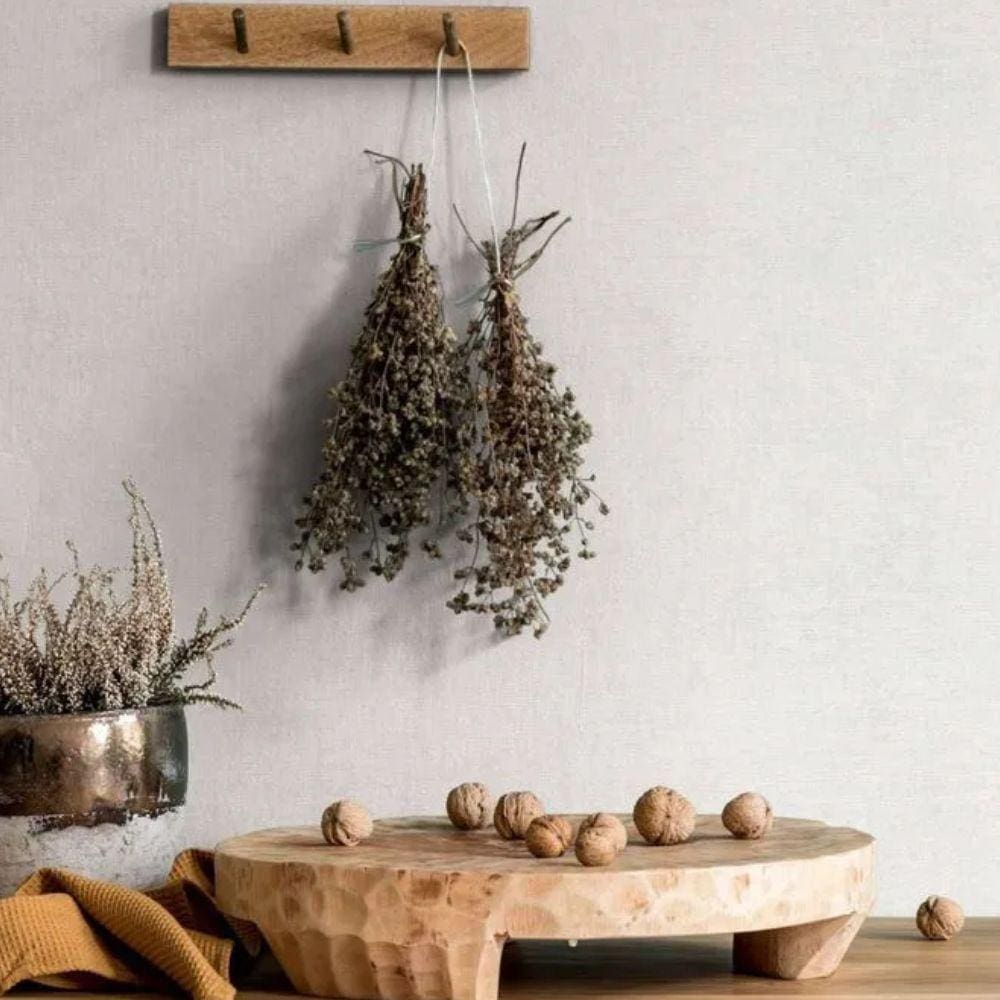 Papel de Parede Ivy Aspecto Têxtil Off White 6724-40-I