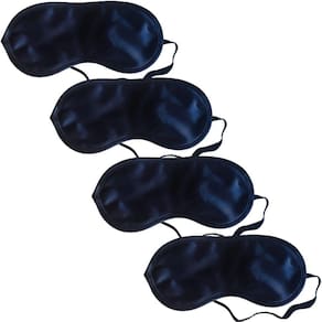 4 Máscara De Dormir Bem Tapa Olhos Anti Claridade Poliéster
