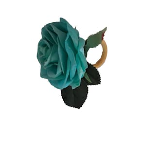 Porta-Guardanapo tipo Rosa com Argola Cor da Flor:Tifany