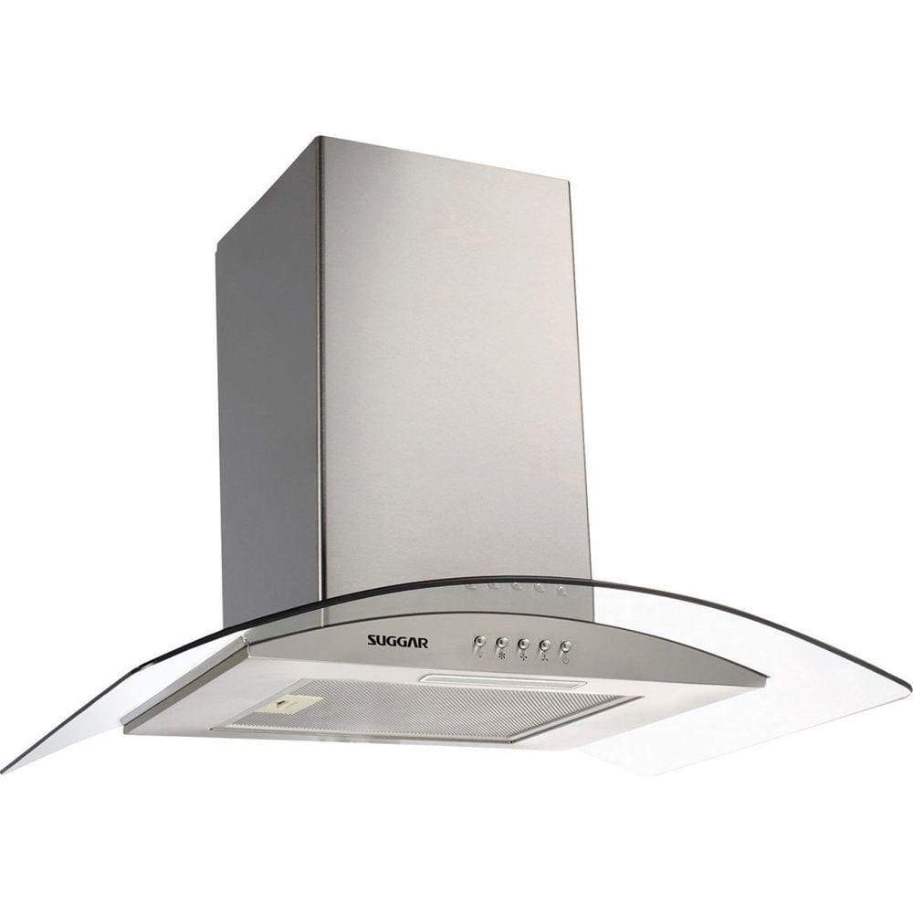 Coifa 80cm 127V IX Esmeralda Suggar Inox Cinza