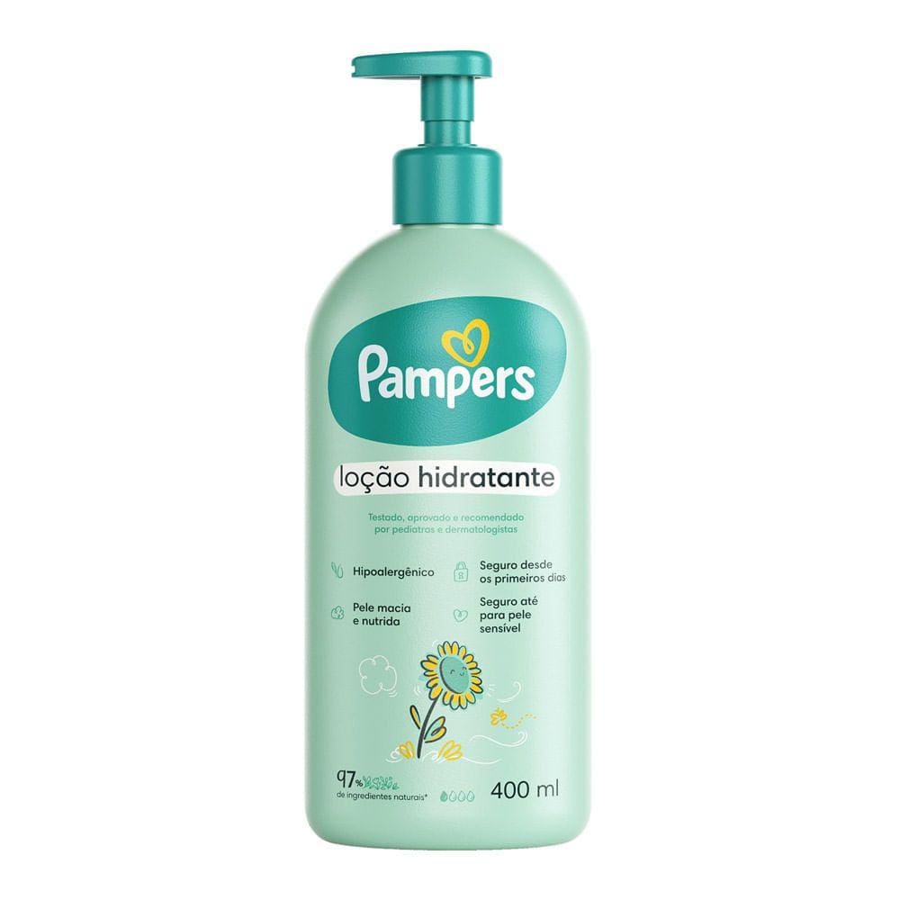 Loção Hidratante Pampers Girassol 400ml