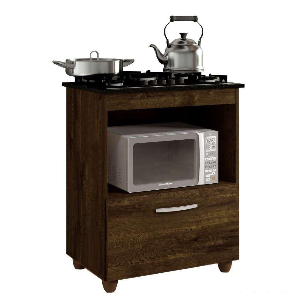 Balcão Cooktop 1 Porta Cristal Ype