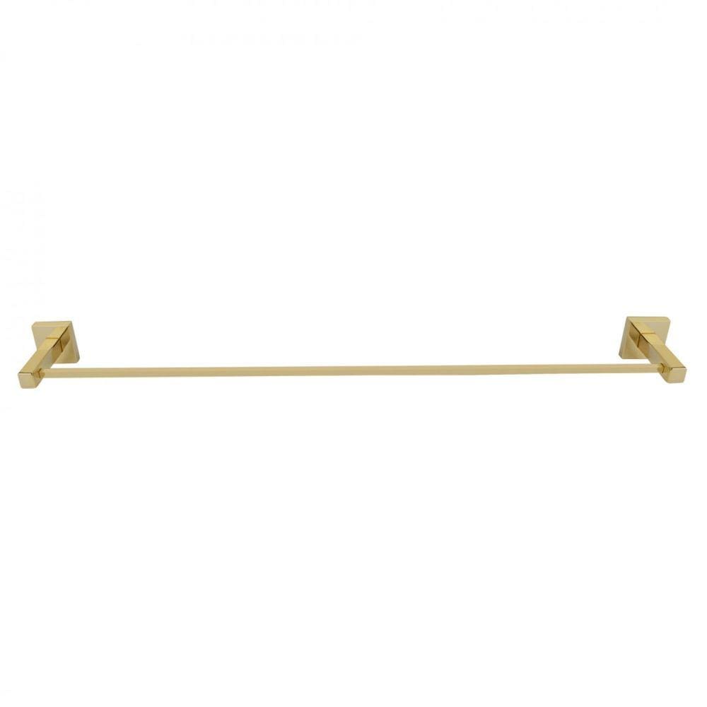 Porta Toalha de Banho 62cm Square Ducon Metais Gold