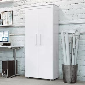 Armário Multiuso 2 Portas 1 Gaveta Advantage Batrol Móveis Branco