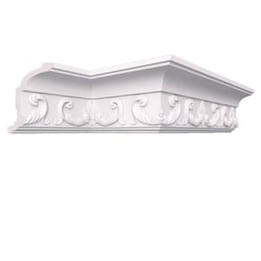 Rodateto Isabell Perfil de Poliestireno HomEstar - caixa com 6 m - Branco