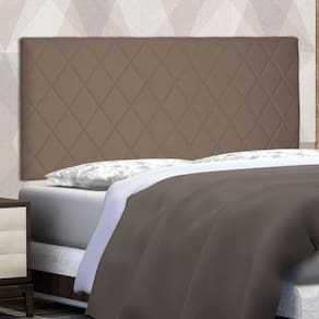 Cabeceira Suspensa Casal 140cm Suede Esmeralda Spezzia Caramelo