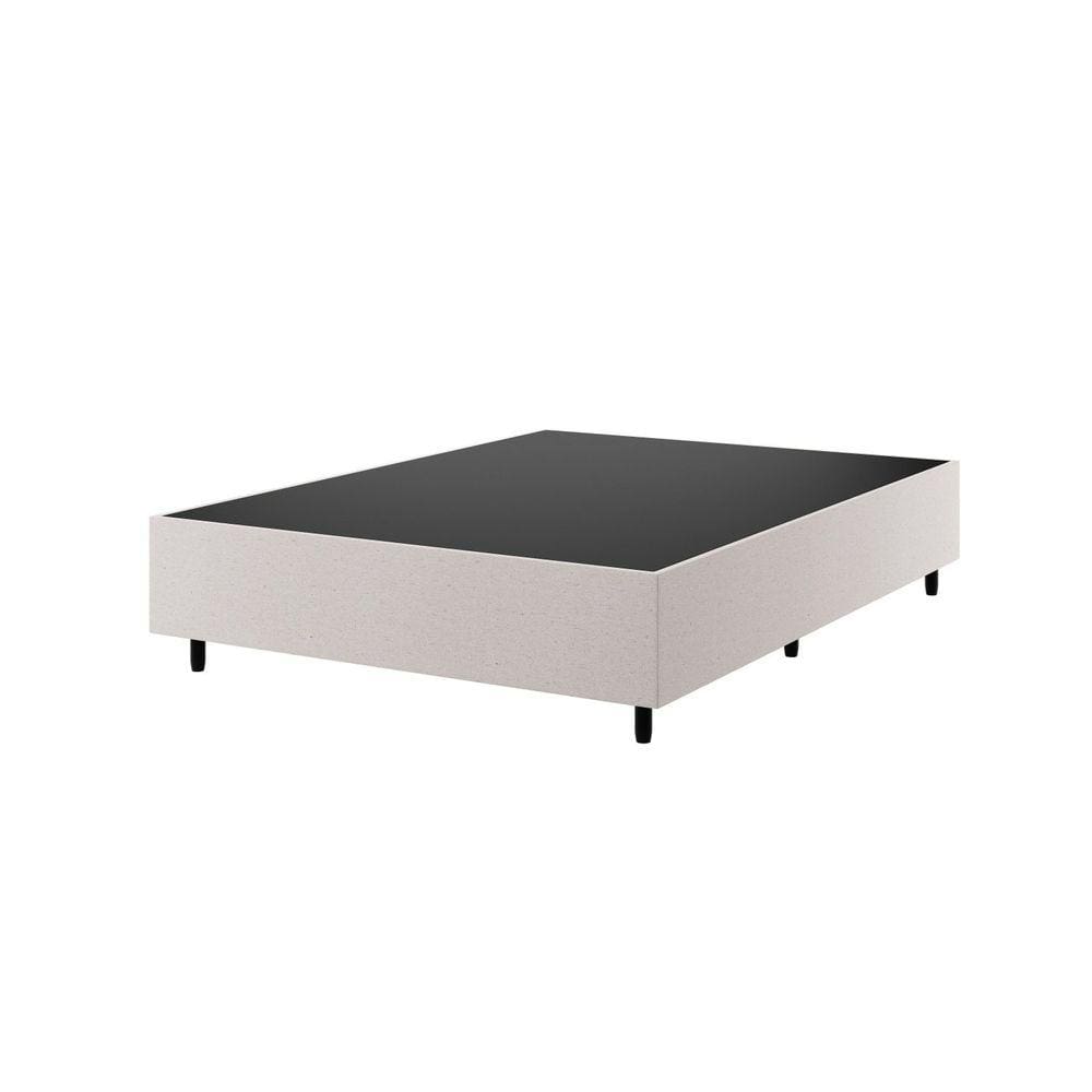 Base Box Casal Zeus Viero 25x138x188cm Amendoa