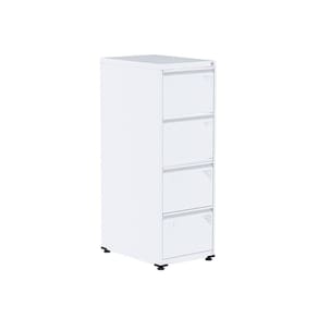 Gaveteiro Arquivo de Aço 4 Gavetas OF04SLTCM Pandin Móveis Branco