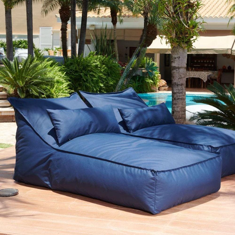 Chaise em Outdoor Taipe Azul Marinho