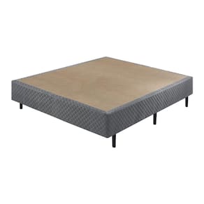 Somiê ECO Bordado Casal 138x188x40cm Ecoflex Cinza