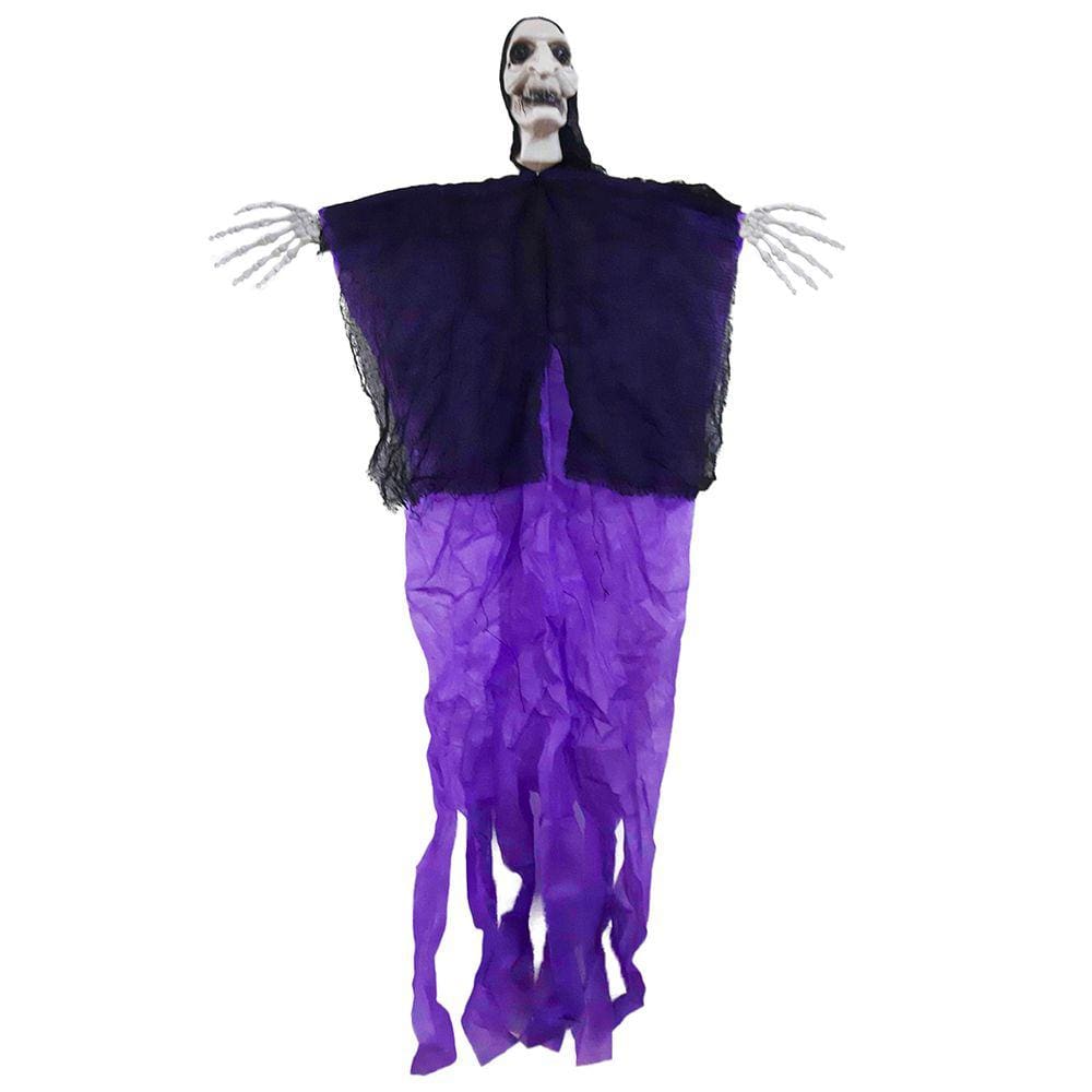 Enfeite de Halloween Bruxa Fantasma