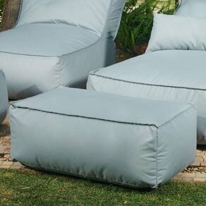Puff Tecido Outdoor Trancoso Cinza