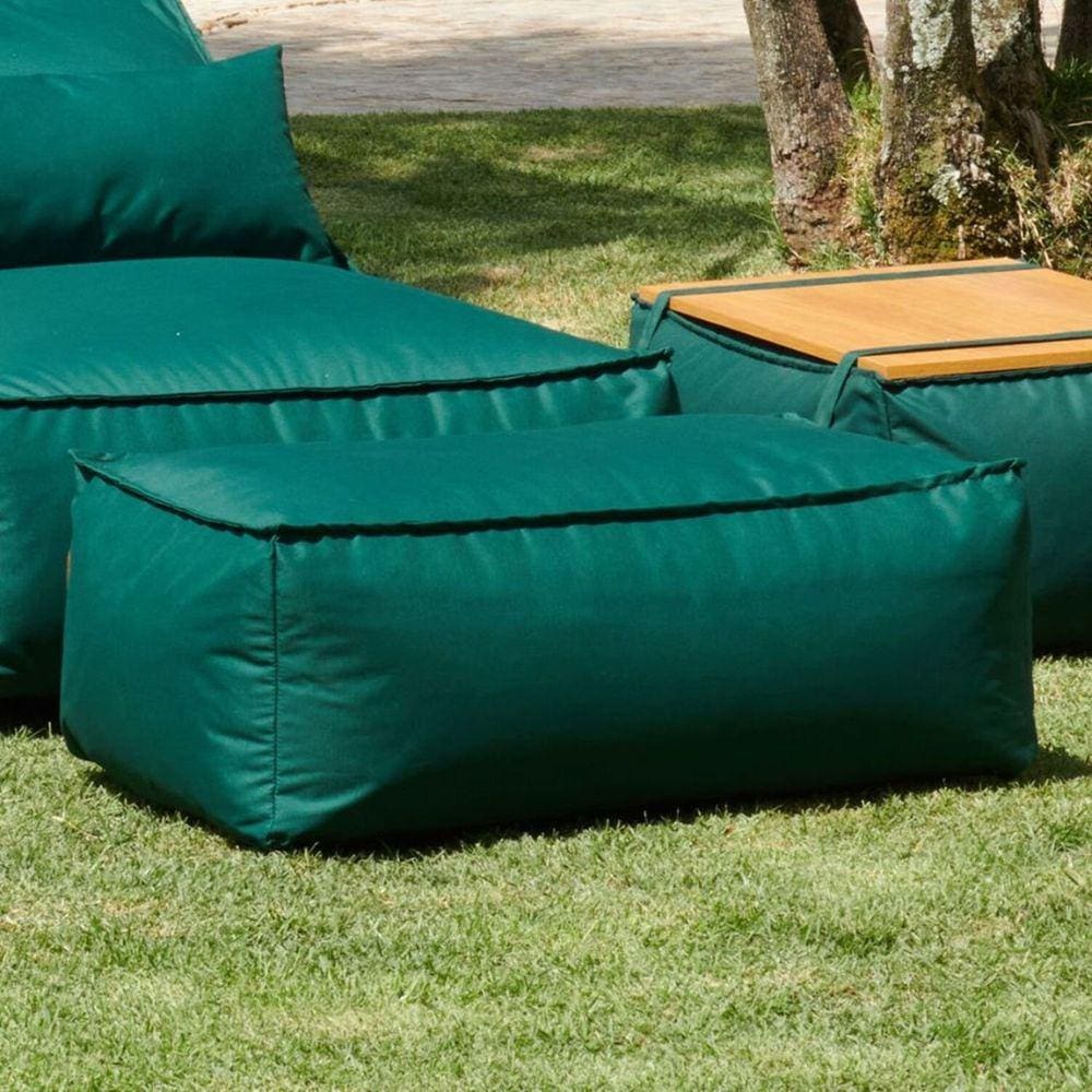 Puff Tecido Outdoor Trancoso Verde