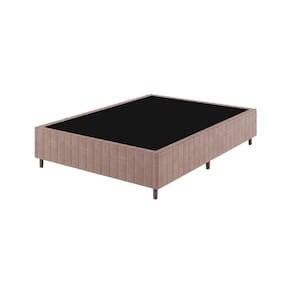 Base Box Casal 25cm x 1,88m x 1,38m Treviso Matelado Rustico rose