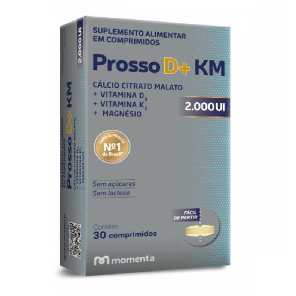Prosso D+ KM 2.000ui com 30 Comprimidos