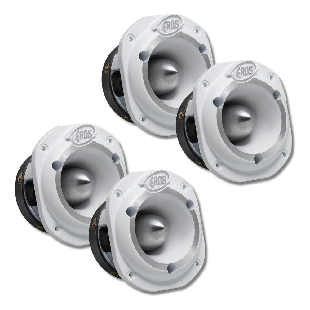 Kit 4 Super Tweeter Eros ETA 44 Trio Branco 300 Watts RMS 8 Ohms