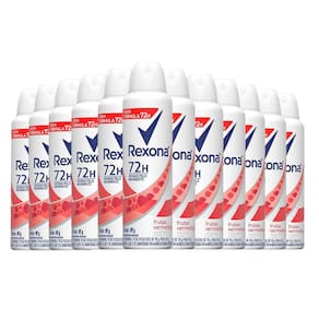 Kit Desodorante Aerosol Rexona Frutas Vermelhas 150ml - 12 Unidades
