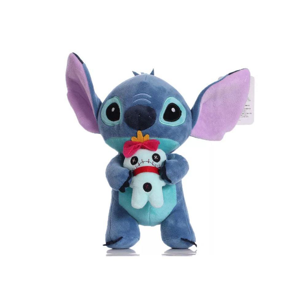 Pelucia Stitch Com Xepa Stitch Disney Boneco 25Cm