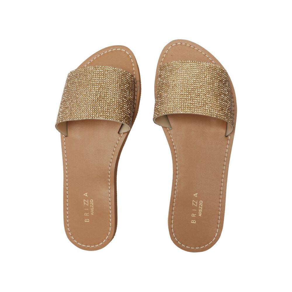 Sandalia rasteira Brizza Arezzo
