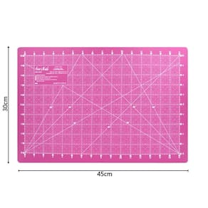Base de Corte Sew Mate 30x45cm Rosa - Dupla Face