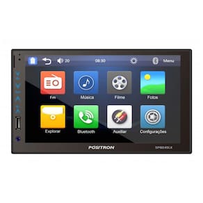 Multimidia 2 Din 7 Polegadas Pósitron Sp8245lk Android Ios-