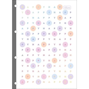 Refil Caderno Fichário Tiliflex Universitario Happy Tilibra