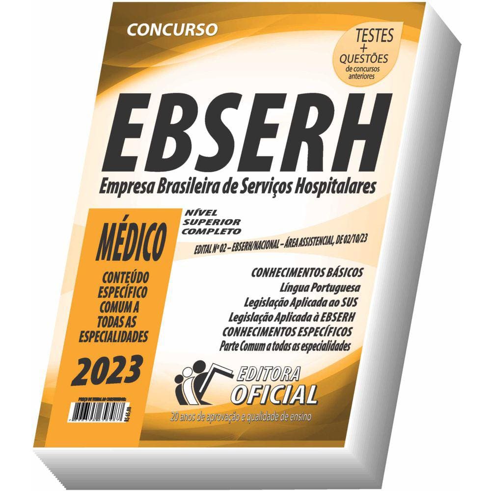 Apostila Ebserh - Área Médica - Médico