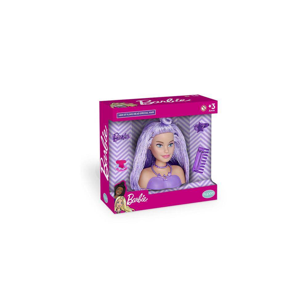 Pupee Barbie Styling Head Faces, Rosa, Busto, 14 peças