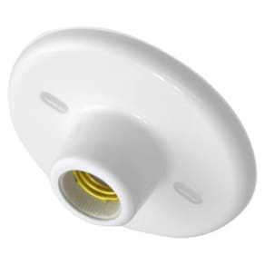 Plafon Plafonier PP Soquete Bocal E27 Branco - G-Light