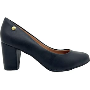 Sapato Feminino Casual Dia a Dia Salto Grosso Bico Redondo Vizzano 1259.200