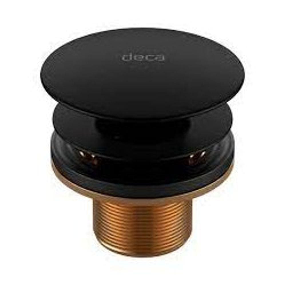 Válvula Escoamento Luxo Black Matte Deca