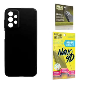 Capinha Silicone + Película Anti-Risco | Marca