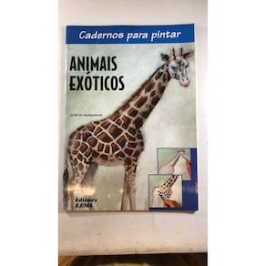 Animais exóticos Coleção Cadernos para Pintar