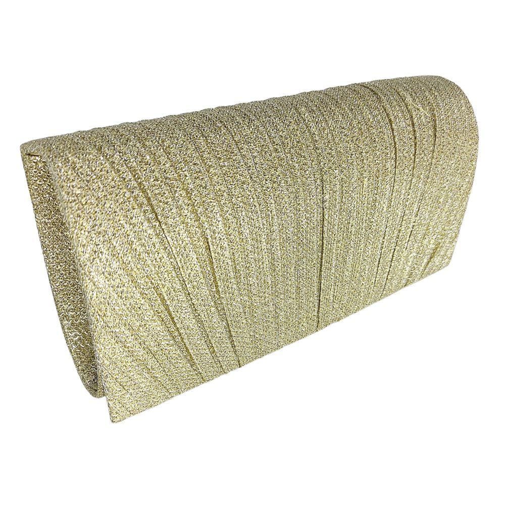 Bolsa feminina transversal clutch brilho festa luxo bolsinha