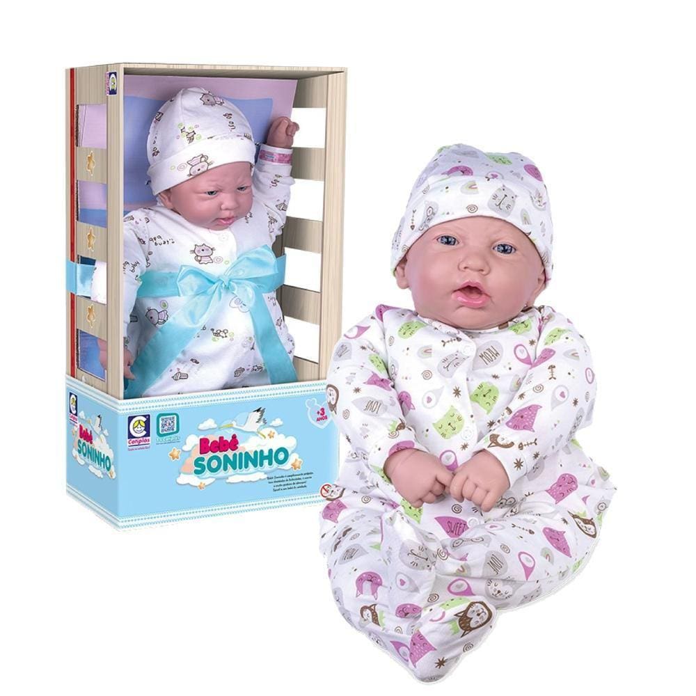 Boneca Bebe Sweetie Reborn (r) Raposinha Silicone Doll- 48cm