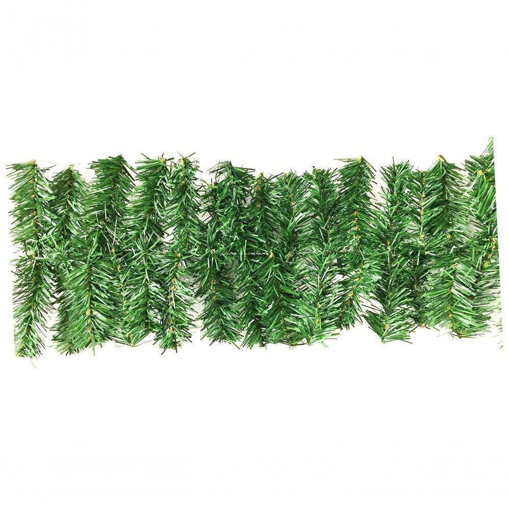 Festão Aramado Verde 2m X 20cm 120 Galhos - Magizi - 2mx20cm