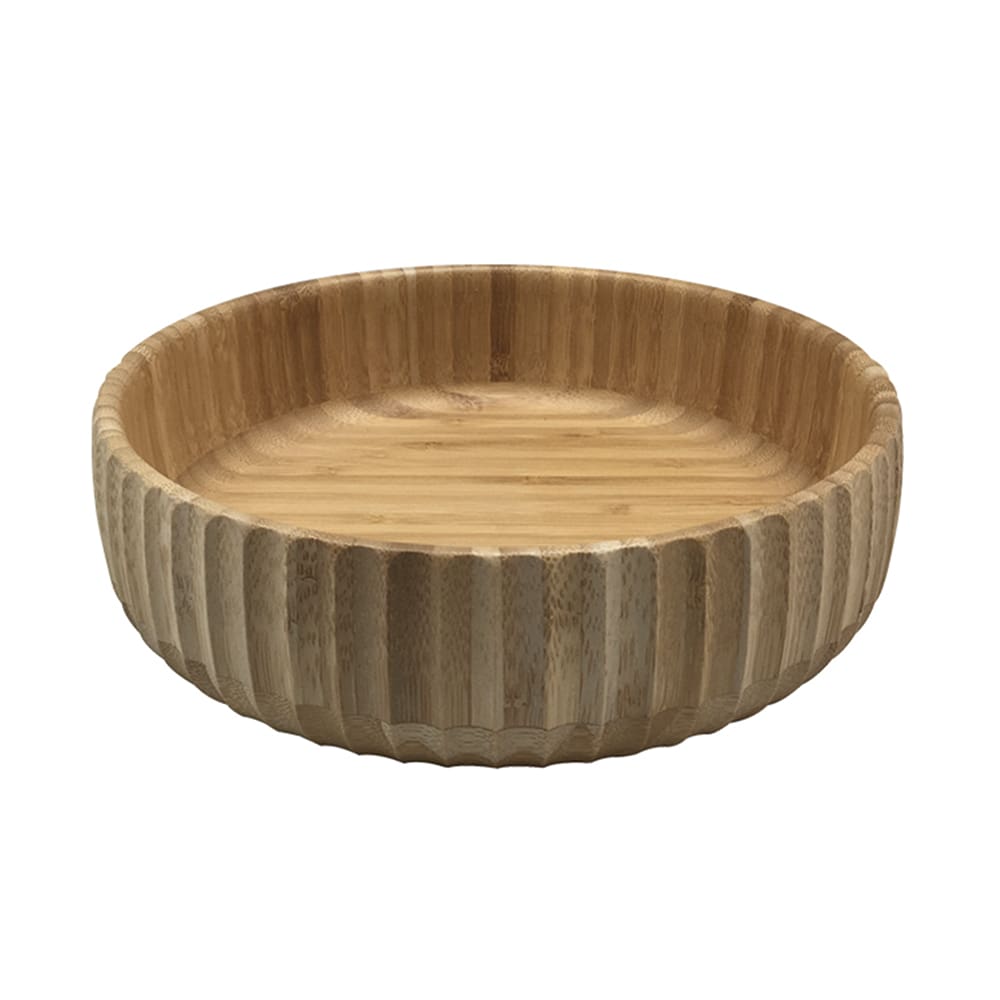Bowl Canelado de Bambu Oikos 22cm Redondo