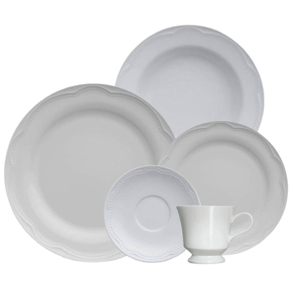 Aparelho de Jantar Chá 30pç Cottage Porcelana Germer