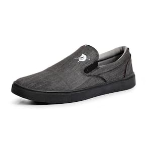 Tenis Slip On Casual em Tecido Four Season com Elastico e Sola Borracha