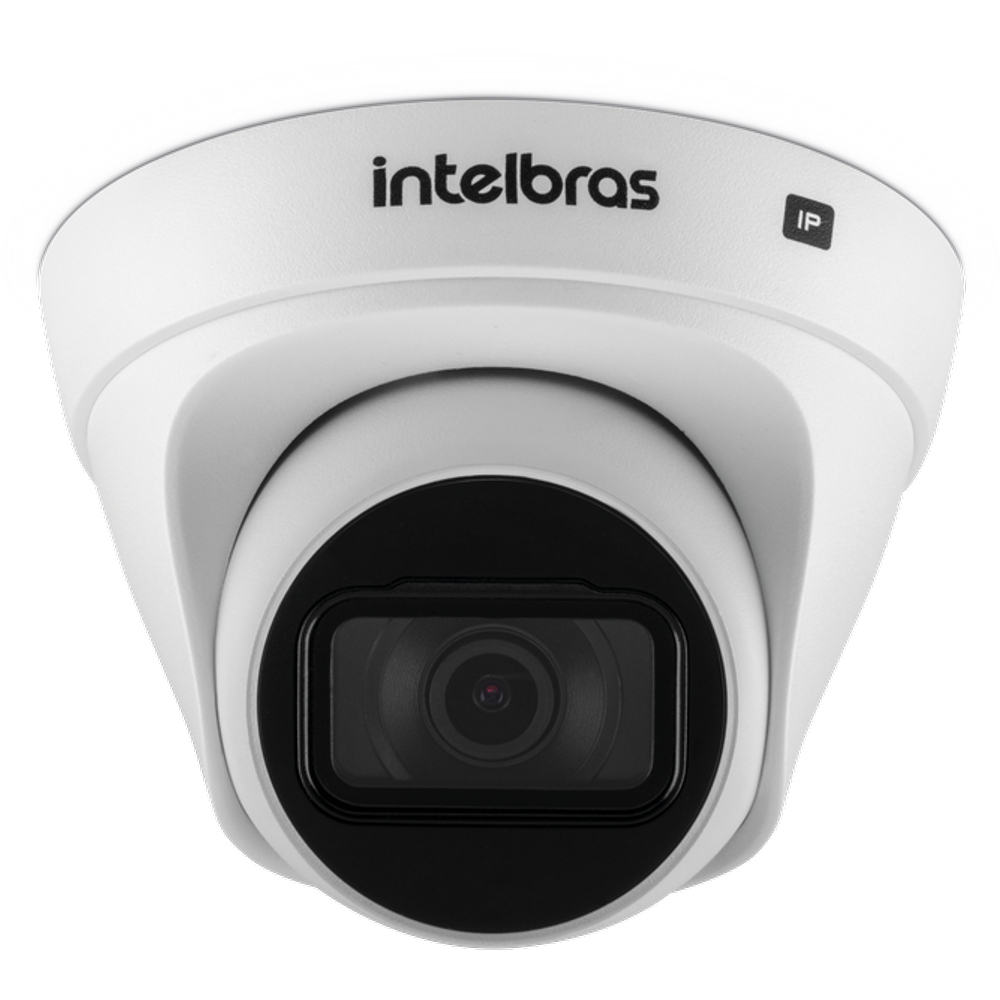 Camera de Segurança Ip Dome Intelbras Vip 1430 D G2 Sistema CFTV IR Inteligente 30 Metros Lente 2.8mm Poe 4Mp